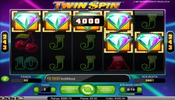 Nurmi ilmoitti 5.4.2016 voitosta Twin Spinissä