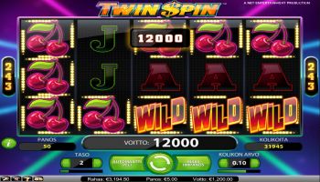 Nurmi ilmoitti 5.4.2016 voitosta Twin Spinissä