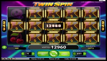 hulikka ilmoitti 26.2.2016 voitosta Twin Spinissä