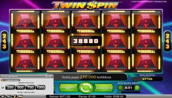 Nurmi ilmoitti 2.2.2016 voitosta Twin Spinissä