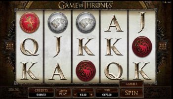 SlotsRockImo ilmoitti 1.3.2016 voitosta Game of Thronesissa