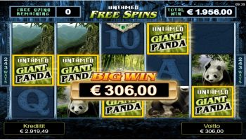 Nurmi ilmoitti 4.3.2017 voitosta Untamed Giant Pandassa