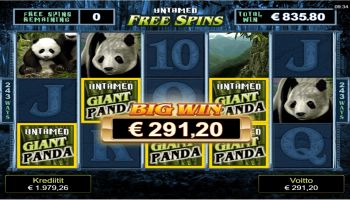Nurmi ilmoitti 1.4.2017 voitosta Untamed Giant Pandassa