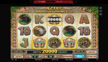 GvsE ilmoitti 10.5.2017 voitosta Aztec Warrior Princessissä
