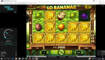 Highreel ilmoitti 10.2.2017 voitosta Go Bananasissa