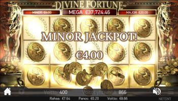 tuned89 ilmoitti 19.3.2017 voitosta Divine Fortunessa