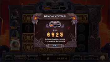 hulikka ilmoitti 16.7.2018 voitosta Vikings go to Hellissä